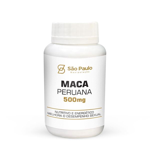 Maca Peruana 500mg 60 Doses (Cápsula)
