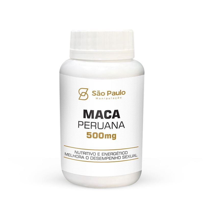 Maca Peruana 500mg 60 Doses (Cápsula)