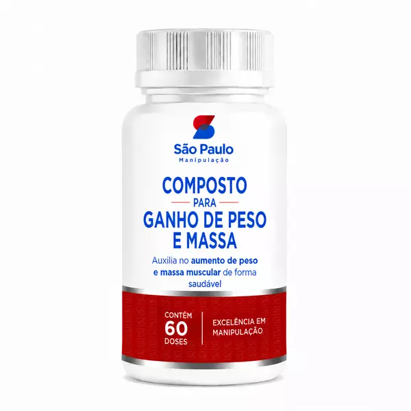 Composto para Ganho de Peso e Massa 60 Doses (Cápsula)