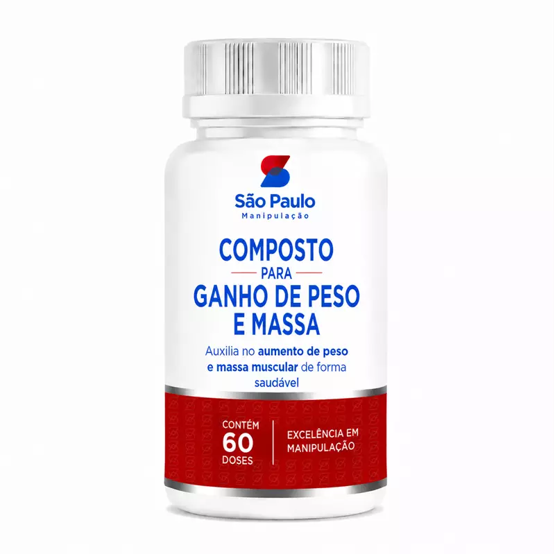 Composto para Ganho de Peso e Massa 60 Doses (Cápsula)