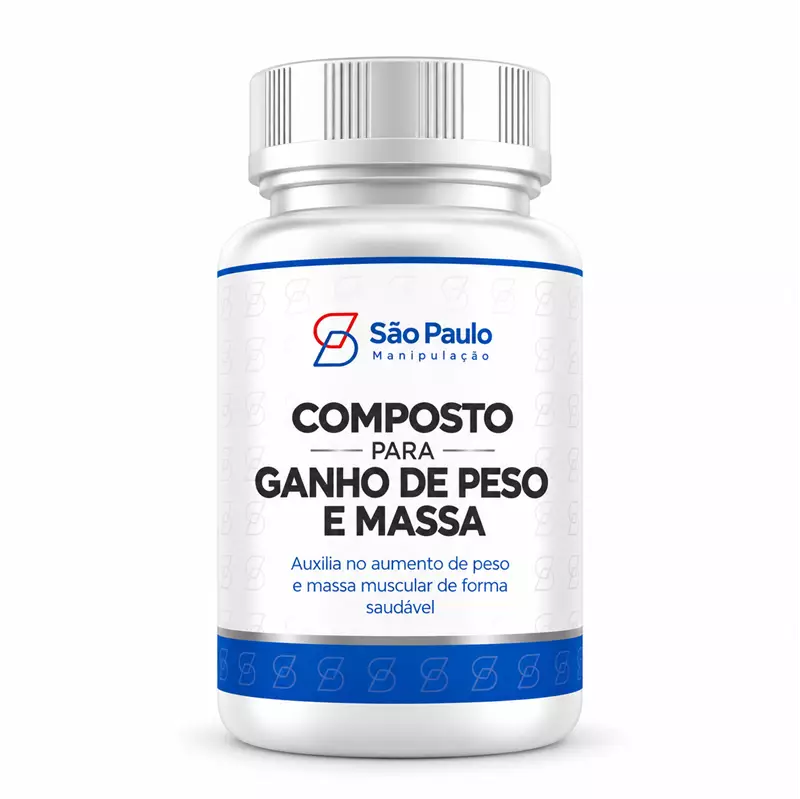Composto para Ganho de Peso e Massa 60 Doses (Cápsula)