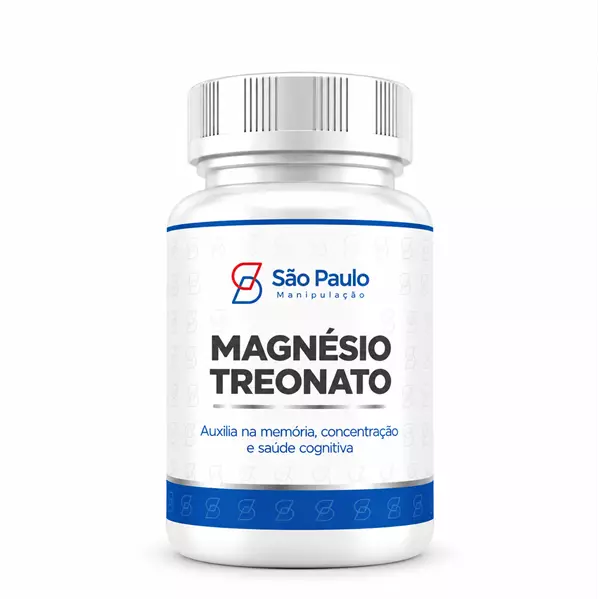Magnésio Treonato 500mg 60 Doses (Cápsula)
