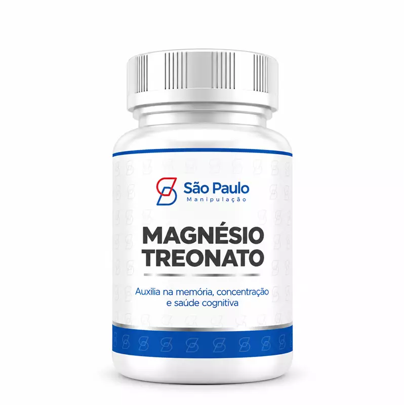 Magnésio Treonato 500mg 60 Doses (Cápsula)